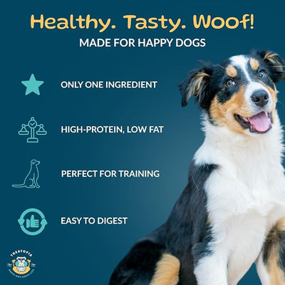 TREATOPIA Beef Liver Nuggies Dog Treats, 8 Ounce Bag - All-Natural, Sustainable, Healthy, High Protein, Hand-Trimmed, Slow-Roasted, Made in The USA, Nutritious, No Additives, No Fillers