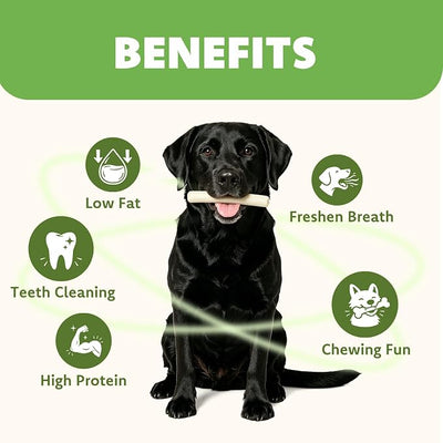 MON2SUN Dog Rawhide Rolls Twist Sticks 6.5 Inch Chew Treats Natural Flavor 60 Count for Puppy and Small Dogs