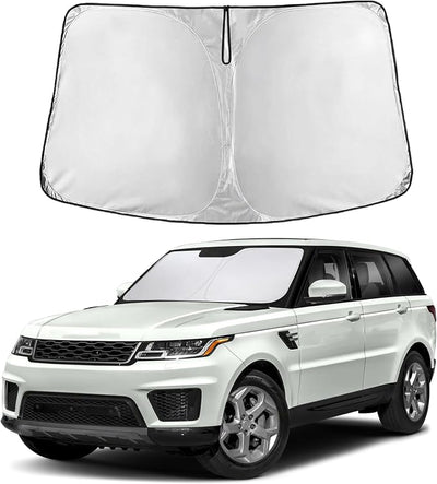 EcoNour Windshield Sunshade Compatible for Land Rover Range Rover Sport 2014-2020 2021 2022, Sun Visor for Front Windshield & Window Sun Shade Cover, UV Heat Blocker & Protector, Car Accessories
