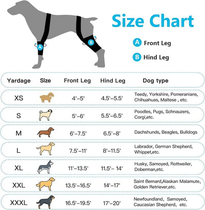Knee Brace for Dogs ACL with Side Stabilizers,Knee Cap Dislocation, Arthritis - Keeps The Joint Warm and Stable - Extra Support - Reduces Pain and Inflammation - 7Sizes (S