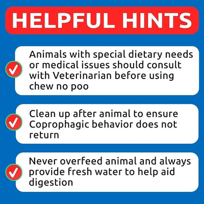 No Poo Chews for Dogs - Coprophagia & Stool Eating Deterrent with Probiotics, Digestive Enzymes & Breath Aid Support