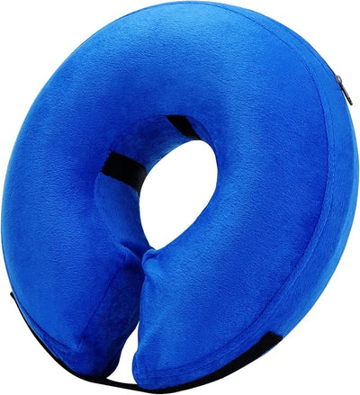 Inflatable Dog Collar, Soft Dog Cone for Dogs After Surgery, Adjustable Blow up Donut E-Collars for Small Medium Large Dogs and Cats