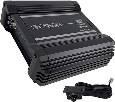 Orion XTR Series XTR1000.1D High Power Monoblock Class D Car Amplifier - 1000W RMS, 1-Ohm Stable, Low-Pass Crossover, Bass Boost Control, MOSFET Power Supply, Bass Knob Included, Made in Korea