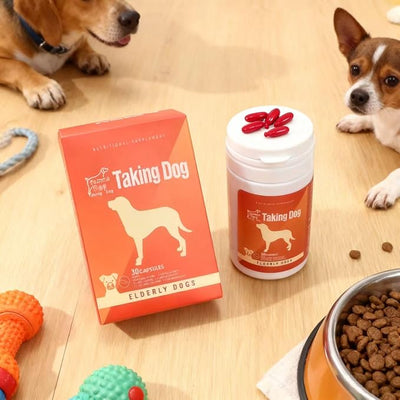 Brain Function Support Aging Pet Nutritional Supplement (up to 50 lbs)/Taking Dog TD59010B Nutritional Supplement for Elderly Dogs- 30 / Box