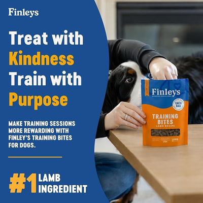 Finley's Training Treats for Puppies, Soft Lamb Dog Treats for All Dogs and Sizes, Limited Ingredient, Low Calories, 16oz, 1 Pack