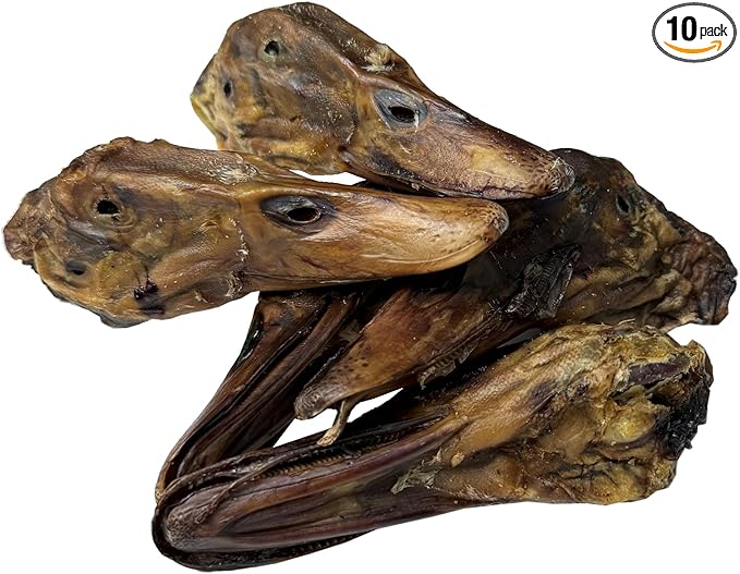 HDP Duck Head Dog Chew Flavor:Duck Size:Pack of 10