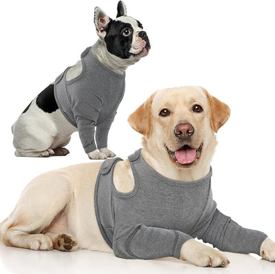 Nanaki Surgery Dog Recovery Suits for Front Legs, Dog Leg Sleeve to Stop Licking, Doggy Anti-Lick Wounds Pants, Pet Wound Cover Protective Sleeves Arm Protector for Injuries & Joint Pain