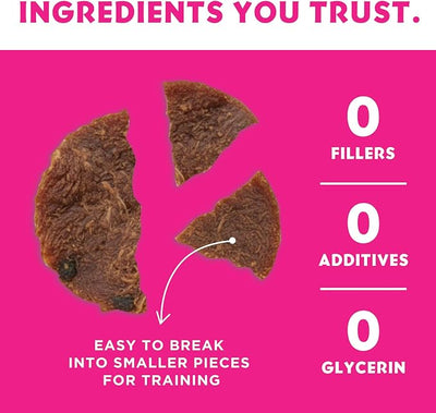 Barkin Burger Salmon & Pumpkin Dog Treats – Limited Ingredient Recipe, Digestive Support, High Omega for Skin & Coat, Sensitive Stomach Friendly, Picky Eater Approved