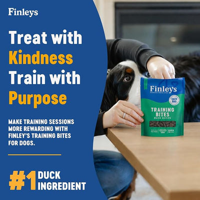 Finley's Training Treats for Puppies, Soft Duck Dog Treats for All Ages and Sizes, Limited Ingredient, Low Calories, 16oz, 6 Pack
