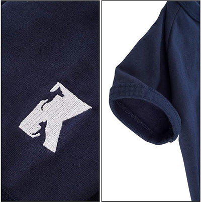 Koneseve Dog Shirts Soft Cotton Dog Clothes Stretchy T-Shirt for Small Medium Large Dogs Cat Shirt Breathable Puppy Outfit Kitten Apparel Pet Pullover Tee Blank Basic Sweatshirt 2-Pack Blue & Red 5XL