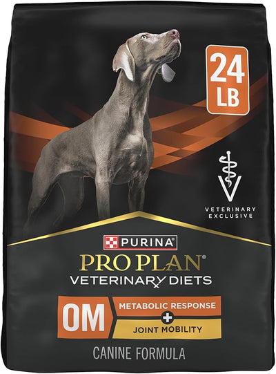 Pro Plan Veterinary Diets Purina OM Metabolic Response Plus Joint Mobility Dry Dog Food - 24 lb. Bag