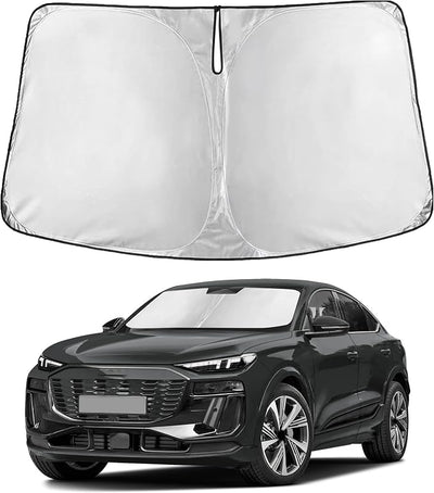 EcoNour Windshield Sunshade Compatible for Audi SQ6 e-tron 2025 2026 2027, Sun Visor for Front Windshield & Window Sun Shade Cover, UV Heat Blocker & Protector, Car Accessories