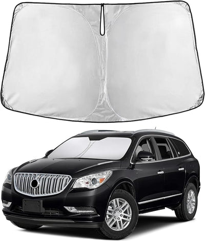 EcoNour Windshield Sunshade Compatible for Buick Enclave 2010-2015 2016 2017, Sun Visor for Front Windshield & Window Sun Shade Cover, UV Heat Blocker & Protector, Car Accessories
