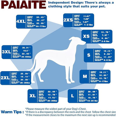 Paiaite 3-Piece Dog Striped Shirt Set - Light Color Cotton Sleeveless Tank Top - Breathable Pet Apparel - Small to Medium Dogs - Black, Red, Blue