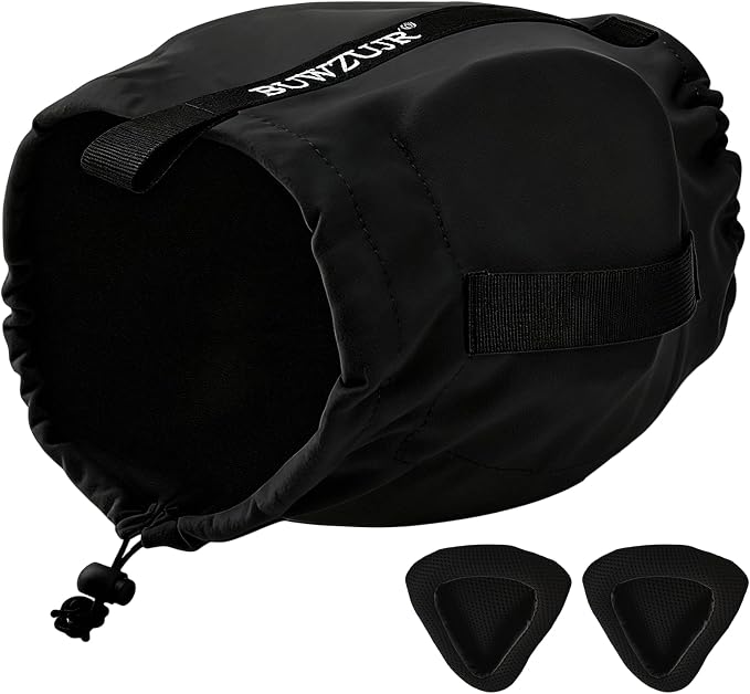 Dog Ear Muffs Noise Protection,Noise Cancelling Ear Wraps for Dogs,Washable Sound Absorbing Inserts