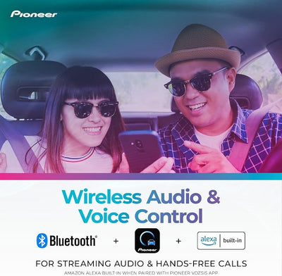 Pioneer DMH-WT3800NEX 9" Capacitive Touchscreen, Floating Display – Wireless & Wired Apple CarPlay & Android Auto, Amazon Alexa, Bluetooth, FLAC, Backup Camera, HD Radio
