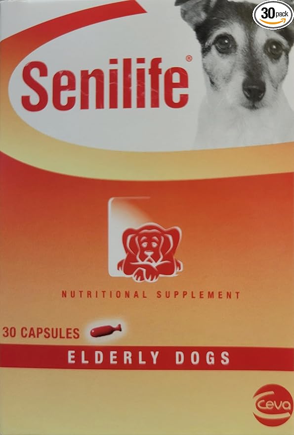 SEGMINISMART CEVA Animal Health D59010B Senilife Nutritional Supplement for Elderly Dogs- 30 capsules/ box