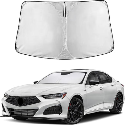 EcoNour Windshield Sunshade Compatible for Acura TLX 2021-2024 2025 2026, Sun Visor for Front Windshield & Window Sun Shade Cover, UV Heat Blocker & Protector, Car Accessories