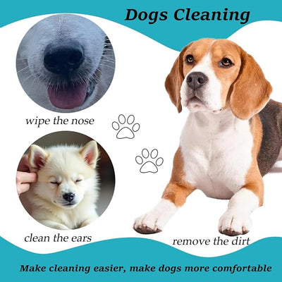 150pcs Large Cotton Swabs,6 Inch Long Large Cotton Buds with Bamboo Handle for Dogs, Specifically Designed for Dogs,Professional Big Cotton Swabs，Dogs Ears Large Cotton Swabs