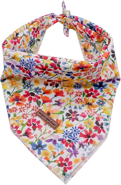 Unique Style Paws Dog Bandanas 1PC Washable Cotton Triangle Dog Scarfs for Small Medium Large Dogs and Cats