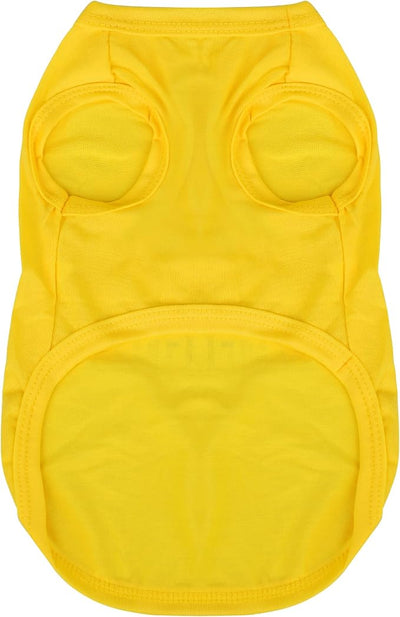 Expressive Pet Vest: Sleeveless Dog Shirt with 'I Love My Mommy' Slogan, Ideal for Chihuahuas, Poodles, Yorkies, and More - Adorable Design, Ultimate Comfort, Easy Maintenance! Yellow X-Large
