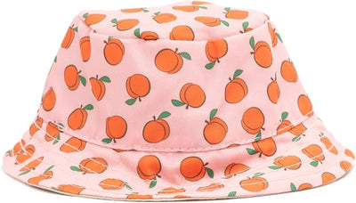 THE WORTHY DOG Peachy Keen Hat for Dogs – Lightweight Pet Sun Hat with Adjustable Chin Strap, Soft Brim & Bright Colors - Peach, Medium
