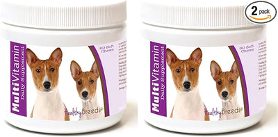 Healthy Breeds Basenji Multi-Vitamin Soft Chews 60 Count (Pack of 2)