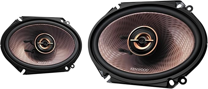 Kenwood KFC-693 6" x 9" 5-Way Concert Series Car Speakers – 650W Peak Power, Polypropylene Woofer Cone, Balanced Dome Tweeter, Acoustic Sound Harmonizer