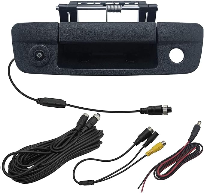 Tailgate Handle with Rearview Backup Camera for Dodge Ram | Compatible for Dodge Ram 1500 (2009-2017), 2500 3500 (2010-2017), RCA Connector