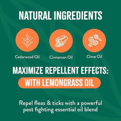 TropiClean Natural Maximum Strength Flea and Tick Spray for Yard, 32oz