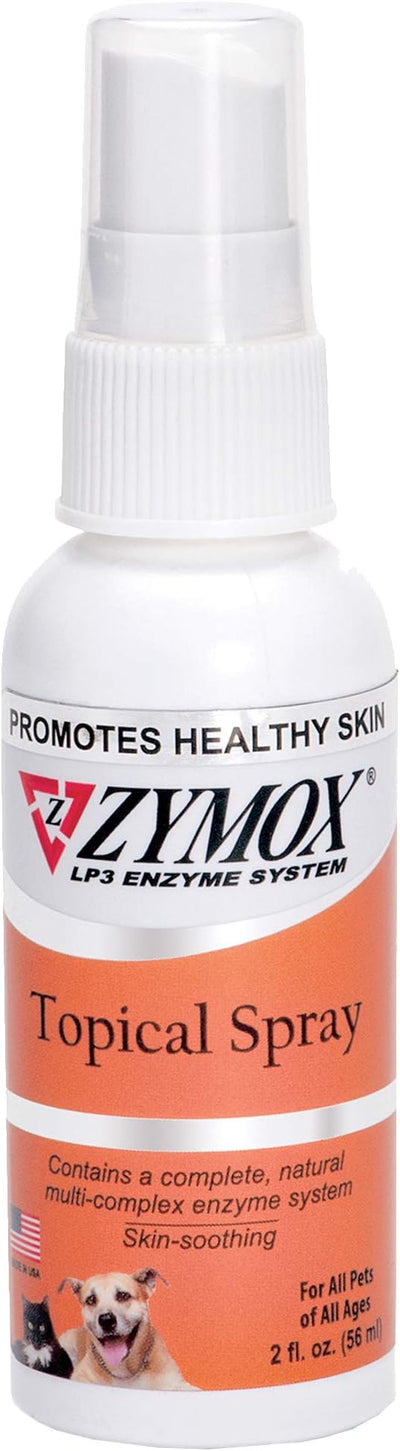 Zymox Topical Hot Spot Spray for Dogs and Cats Without Hydrocortisone, 2oz