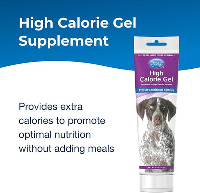 PetAg High Calorie Gel Supplement for Dogs - 5 oz - Chicken Flavor - Provides Extra Calories for Dogs 8 Weeks and Older - Easy to Digest