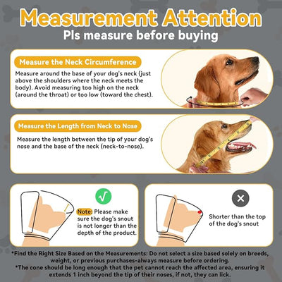 Upgraded Dog Cone Collar for Large Medium Dogs, Soft Dog Cone with Double-Layer Design, Adjustable Pet Recovery Collar for Dogs After Surgery, Elizabethan Collar (L, Grey)