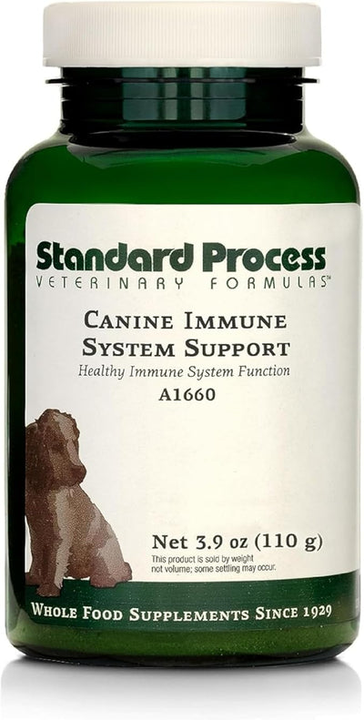 Standard Process Canine Immune System Support - Immune Support Supplement for Dogs - Powder Canine Supplement Aids Overall Health & Wellness - Immunity Support Supplement with Zinc & Kelp - 110 g