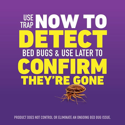 Ortho Home Defense Max Bed Bug Trap - Detect Bed Bugs in Homes and While Traveling, Package Contains 2 Traps