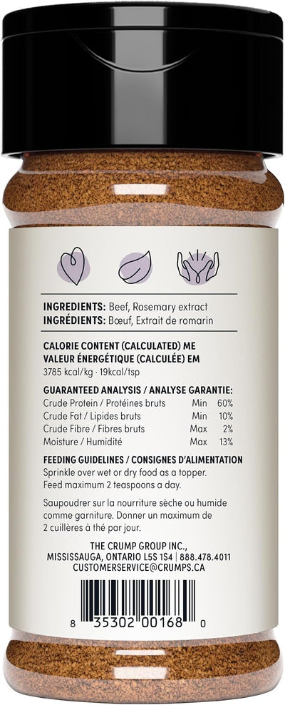 Crumps' Naturals Beef Liver Sprinkles Brown, 4.2 Ounce (Pack of 1)