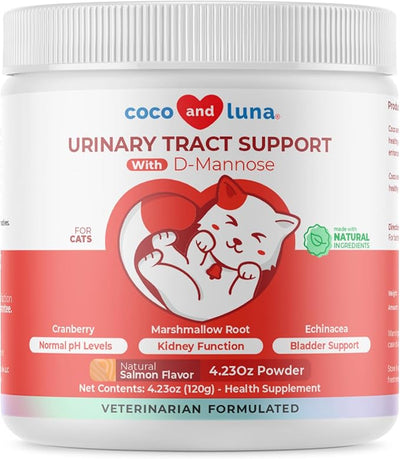 Cranberry for Cats Powder - UTI, Bladder Health & Incontinence | Cranberry powder for cats. Supports UTI relief, bladder health & urinary tract function. Helps with stones & incontinence.