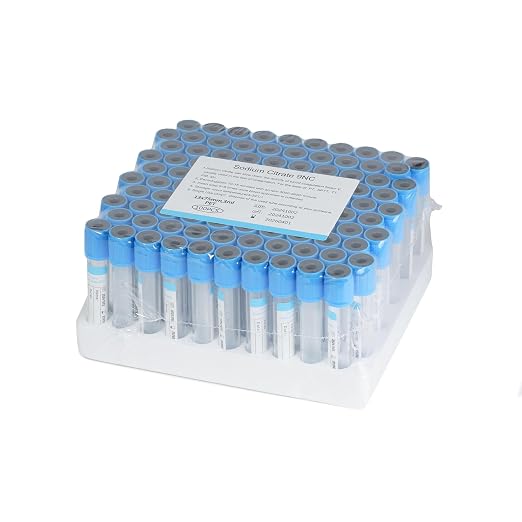 Specimen Collection Tubes 3ml Lab Vacuum PT Tube for Pet Animals Veterinary Lab Supplies 100 Pcs Wrap Packaging