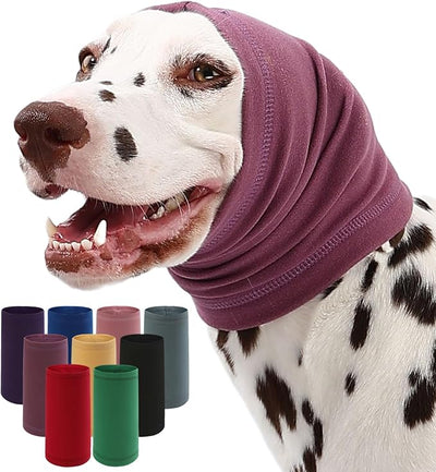 Dog Calming Hoodie Quiet Head Cover Sleeves Anxiety Relief/Noise Protection - Grooming - Thunder - Fireworks