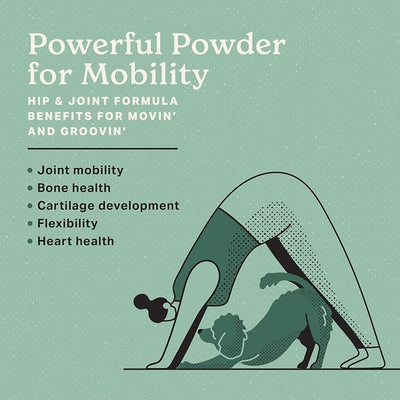 The Missing Link Hip & Joint + Probiotics Supplement 5lb Bag - Superfood Powder for Dog Cartilage & Bone Health, Joint Mobility & Flexibility