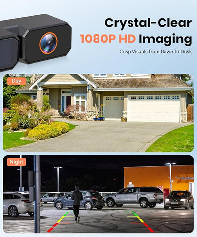 AUTO-VOX Solar Wireless Backup Camera: 2 Min Quickly Install, Upgrade Your View, Compatible with Solar3A Plus / Solar5 Reverse Camera for Car,Truck,Trailer- (Single Cam)
