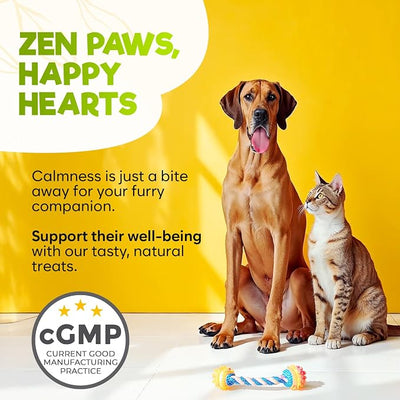 ZENO Hemp Calming Chews for Dogs Anxiety - 150 pcs - Dog Anxiety Relief with Melatonin - Calming Chews for Stress, Travel, Check-up, Barking, or Grooming - Chicken Flavor