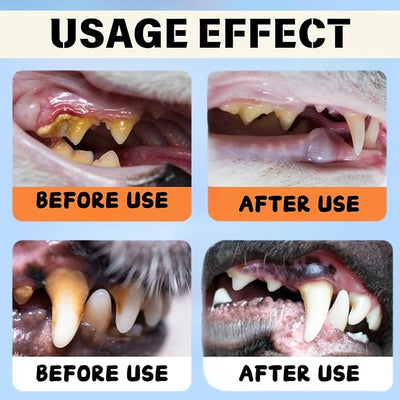 2Pcs Dental Plus,Freshen Breath, Natural, Odorless & Flavorless Formula to Fight Tartar, for All Pet