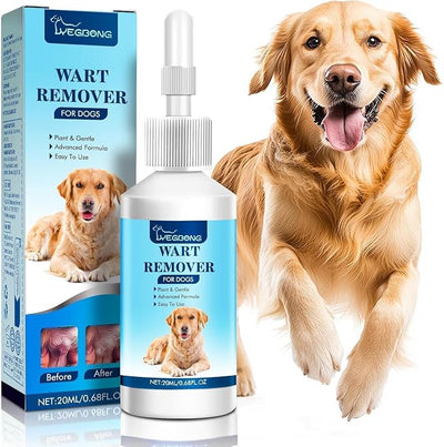 Dog Wart Remover: 20ML Dog SkinTag Removal, Natural Dog Wart Removal Treatment, Rapidly Eliminates Dog Warts & Dog Skin Tags - Fast Acting & Effective, No Harm & Pain-Free (20ML)