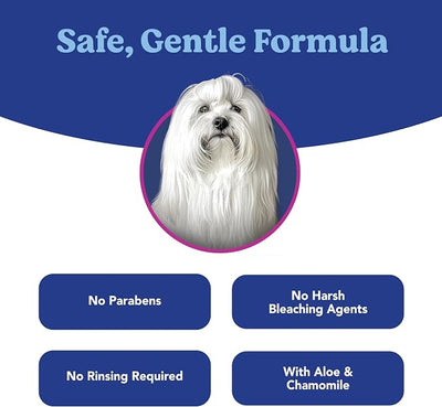 Angels' Eyes Tear Stain Remover for Dogs & Cats, 8 oz | Gentle Pet Eye Cleaner, Chamomile Extract & Aloe Vera, Cleans Tear Residue, Dirt & Buildup, For Eyes, Face, Mouth & Paws