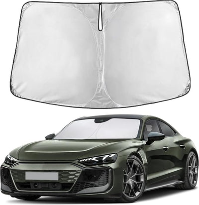EcoNour Windshield Sunshade Compatible for Audi RS e-tron GT 2022-2023 2024 2025, Sun Visor for Front Windshield & Window Sun Shade Cover, UV Heat Blocker & Protector, Car Accessories