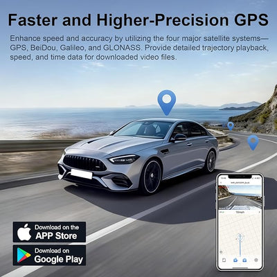 4K Dash Cam Custom fit for Toyota Corolla cross & Corolla cross Hybrid 2022 (Model B), LE L XLE, Integrated OEM Look, 2160P UHD Video, Built-in WiFi & APP, Loop Recording,Easy to Install,GPS,64GB Card