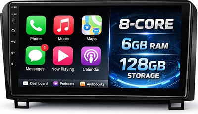 Doreon Car Stereo for Toyota Tundra 2007–2013, Sequoia 2008-2018, 10.1" HD Touch Screen, Android 15, 6GB RAM 128GB ROM, Wireless CarPlay & Android Auto, Bluetooth 5.0/WiFi 6, GPS, HD Backup Camera