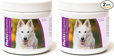 Healthy Breeds German Shepherd Multi-Vitamin Soft Chews 60 Count (Pack of 2)