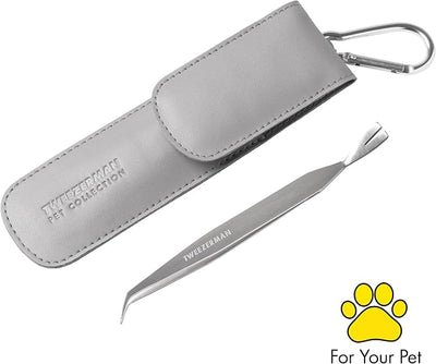 Tweezerman Precision Dual-Sided Tick Removal Tweezer & Case